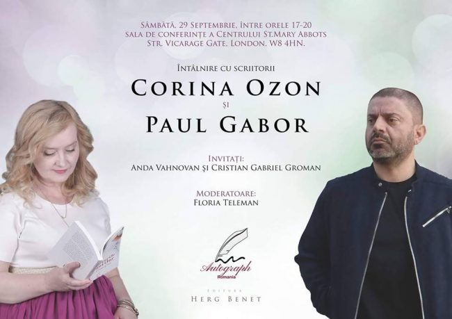 Evenimentul de carte din 29 septembrie